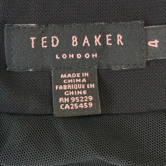 Ted Baker Black Sleeveless Tank - SZ 4 - Picture 4 of 9